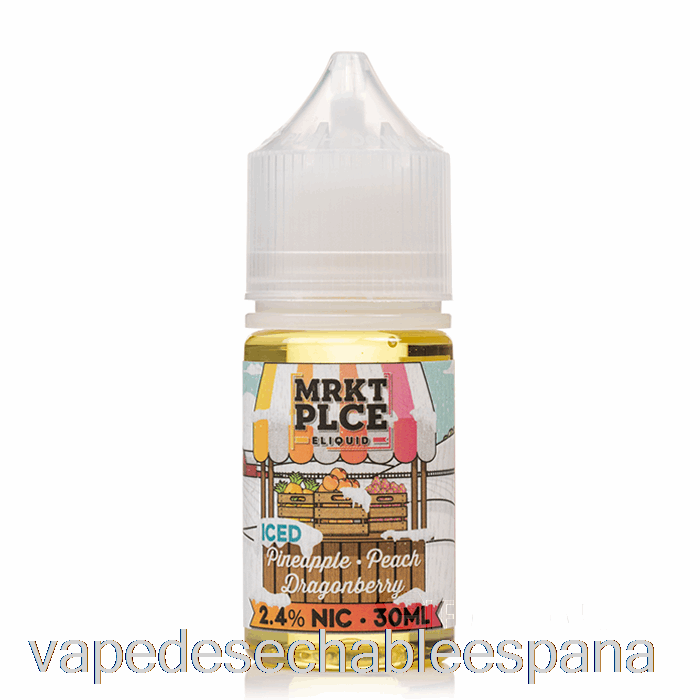 Vape Desechable España Ice Piña Melocotón Dragonberry - Mrkt Salts - 30ml 48mg